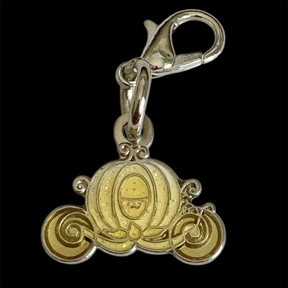 Vintage Disney Cinderella Wedding Carriage Princess Zipper Pull Bag Charm Purse - Picture 2 of 8